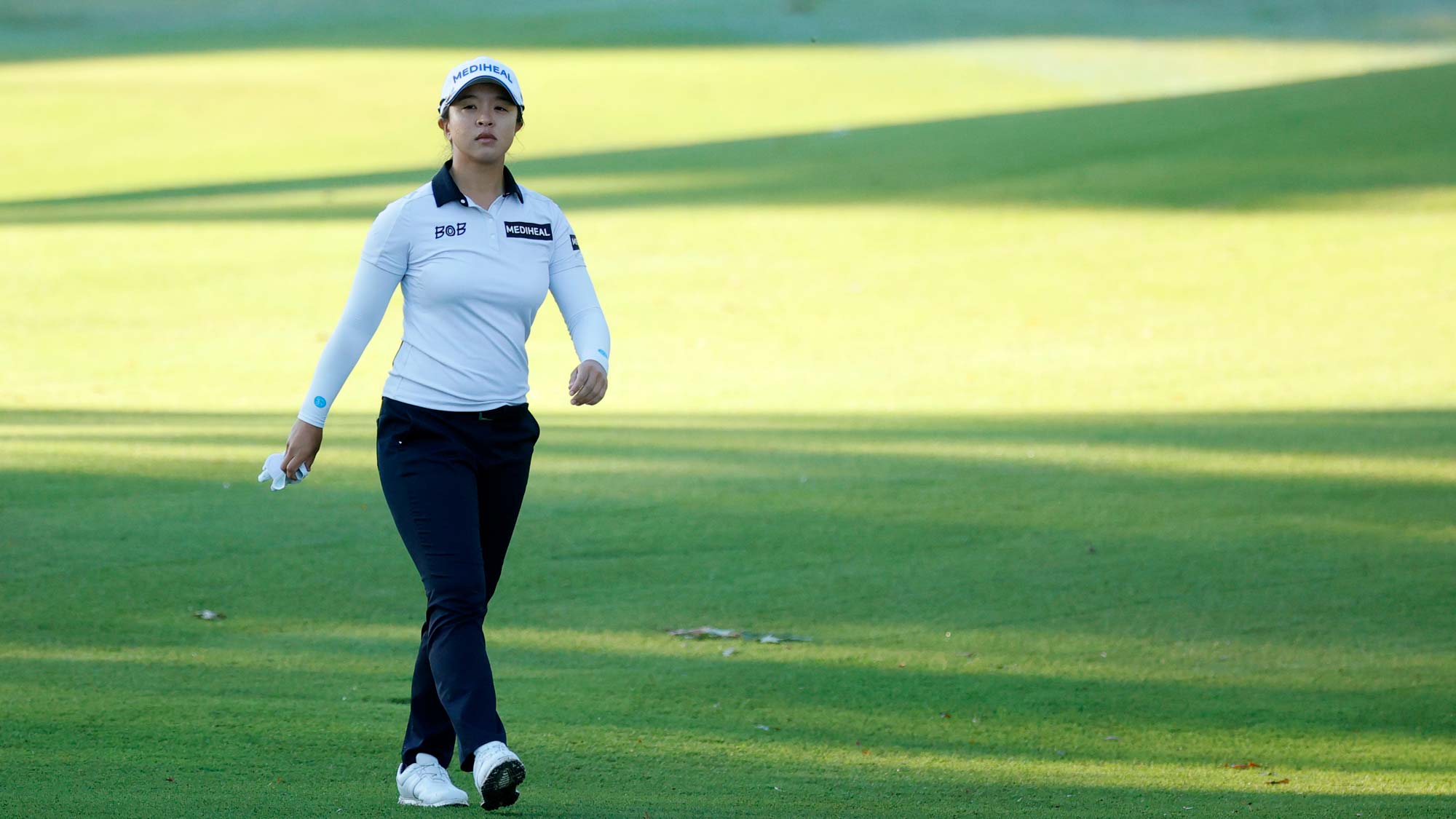 Sei Young Kim of South Korea walks up the second hole during the second round of the Walmart NW Arkansas Championship presented by P&G at Pinnacle Country Club